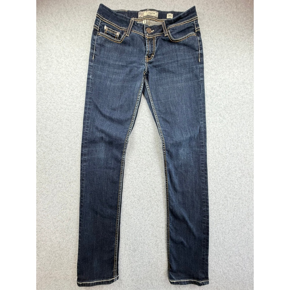 BKE Payton Skinny Jeans Womens 28L Dark Wash Low Rise Stretch Denim BK13178L